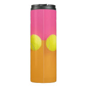 Aangepaste tekst Tennisballen Thermosbeker (Achterkant)