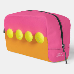 Aangepaste tekst Tennisballen Toilettasje