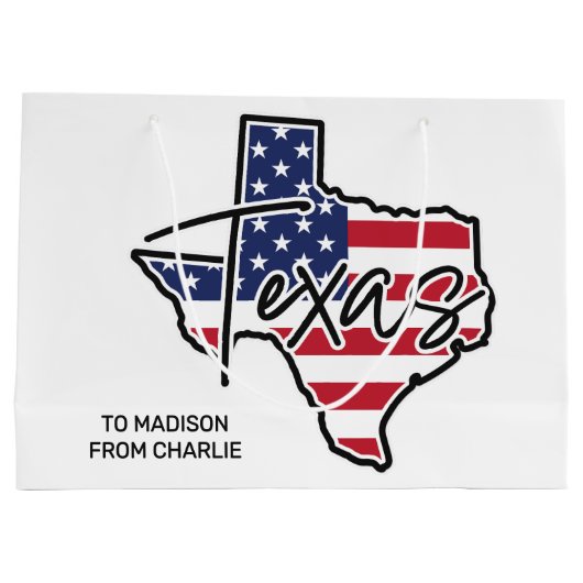 Aangepaste tekst Texas Groot Cadeauzakje (Achterkant)