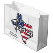 Aangepaste tekst Texas Groot Cadeauzakje (Voorkant Gekanteld)