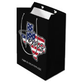 Aangepaste tekst Texas Medium Cadeauzakje (Achterkant Gekanteld)