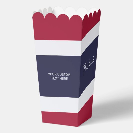 Aangepaste tekst Thailand Kleuren Bedankdoosjes (Voorkant)