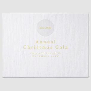 Aangepaste tekst toevoegen aan Logo Tissuepapier