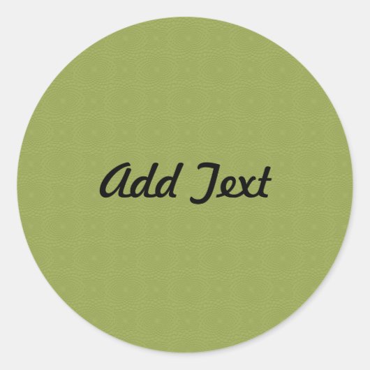 Aangepaste tekst toevoegen Uitnodigen Ronde Sticker (Voorkant)