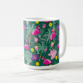 Aangepaste tekst 🤩 Tropische partij met picklebal Koffiemok (Voorkant rechts)