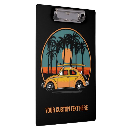 Aangepaste tekst Tropische zonsondergang Klembord (Rechts)