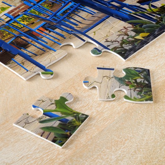 Aangepaste tekst, trulli-huizen, Alberobello, Apul Legpuzzel (Zijkant)