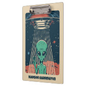 Aangepaste tekst UFO Alien Klembord (Links)