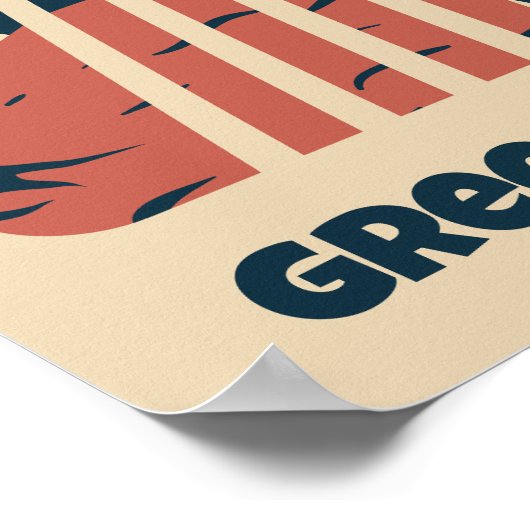 Aangepaste tekst UFO Alien Poster (Hoek)