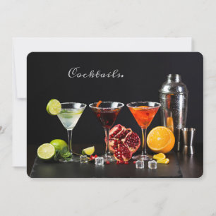 Aangepaste tekst Uitnodigingen voor cocktail-parti