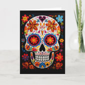 Aangepaste tekst 💀Uitstekende Día de Muertos Kaart (Voorkant)
