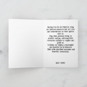 Aangepaste tekst 💀Uitstekende Día de Muertos Kaart (Binnen)