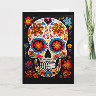 Aangepaste tekst 💀Uitstekende Día de Muertos Kaart