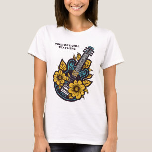Aangepaste tekst Ukulele T-shirt