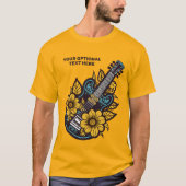 Aangepaste tekst Ukulele T-shirt (Voorkant)