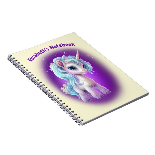 Aangepaste tekst Unicorn notitieboek (Rechterzijde)