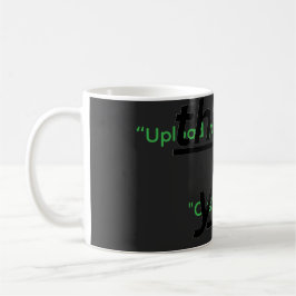 Aangepaste tekst & upload je foto gepersonaliseerd koffiemok