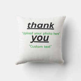 Aangepaste tekst & upload je foto gepersonaliseerd kussen