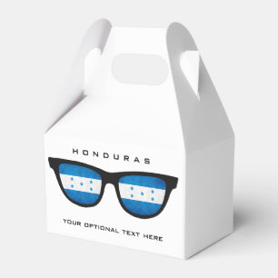 Aangepaste tekst van Honduras in de schaduw gestel Bedankdoosjes