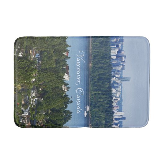 Aangepaste tekst Vancouver, Canada badmat (Voorkant)