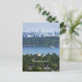 Aangepaste tekst Vancouver, Canada briefkaart (Staand voorkant)