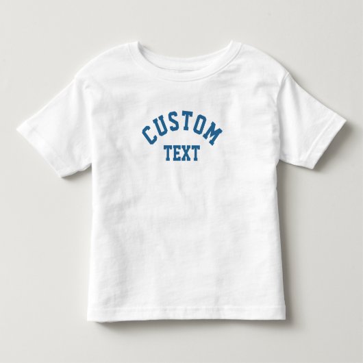 Aangepaste tekst Varsity Americana geslacht neutra Kinder Shirts (Voorkant)