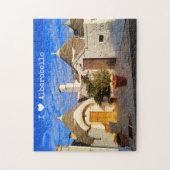 Aangepaste tekst, verbluffende stad Alberobello, P Legpuzzel (Verticaal)