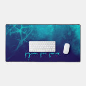 Aangepaste tekst Vergeven Cool Modern Christelijk Bureaumat (Keyboard & Muis)