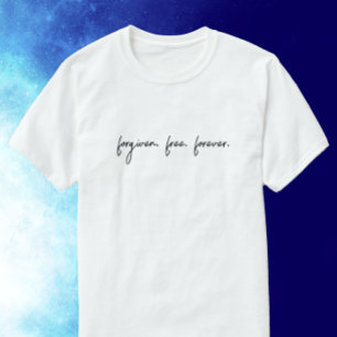 Aangepaste tekst Vergeven Modern Script Christelij T-shirt