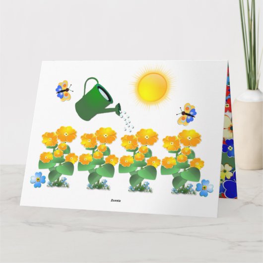 Aangepaste tekst Verjaardag Kinderen kleurt ventil Kaart (Achterkant)