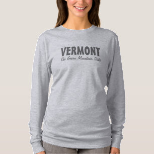aangepaste tekst VERMONT-kleding T-shirt