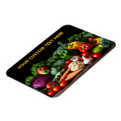 Aangepaste tekst Verse groenten Magneet (Linkerzijde)