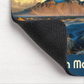 Aangepaste tekst Vestrahorn-bergen, IJsland Muismat (Hoek)