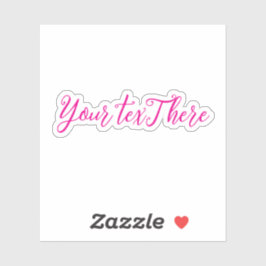 Aangepaste tekst Vinyl Decals - Bouw uw eigen deca Sticker