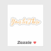 Aangepaste tekst Vinyl Decals - Bouw uw eigen deca Sticker (Vel)