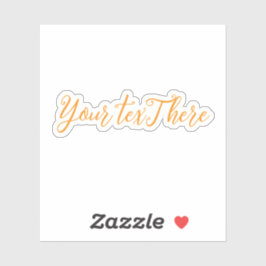 Aangepaste tekst Vinyl Decals - Bouw uw eigen deca Sticker