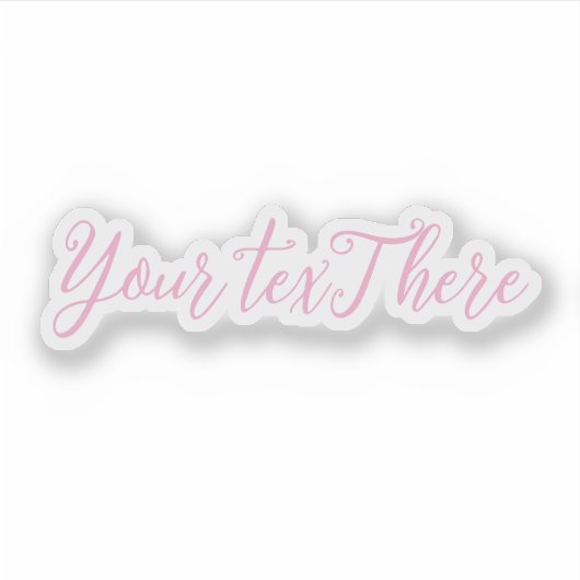 Aangepaste tekst Vinyl Decals - Bouw uw eigen deca Sticker (Voorkant)