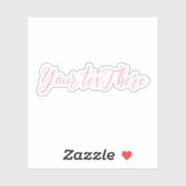 Aangepaste tekst Vinyl Decals - Bouw uw eigen deca Sticker