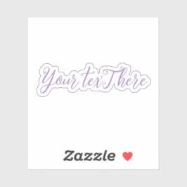 Aangepaste tekst Vinyl Decals - Bouw uw eigen deca Sticker