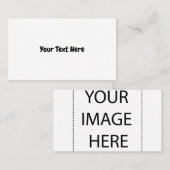 Aangepaste tekst visitekaartje (Voorkant / Achterkant)