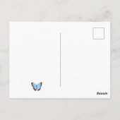 Aangepaste tekst  vlinders briefkaart (Achterkant)