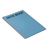 Aangepaste tekst Voeg uw eigen spiraal foto Notiti Notitieboek (Rechterzijde)