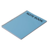 Aangepaste tekst Voeg uw eigen spiraal foto Notiti Notitieboek (Linkerzijde)