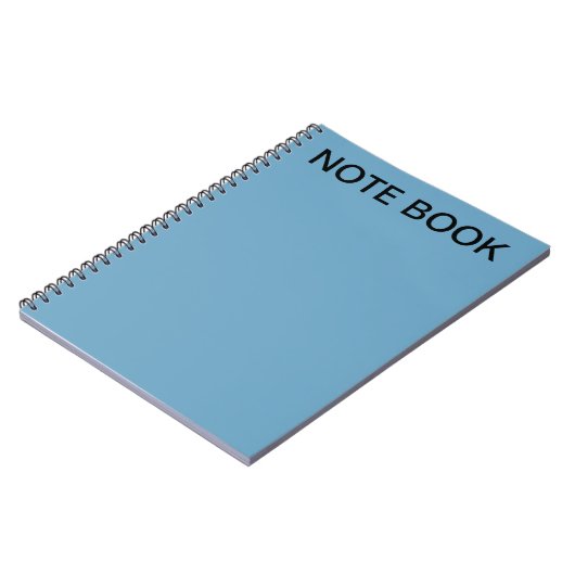 Aangepaste tekst Voeg uw eigen spiraal foto Notiti Notitieboek (Linkerzijde)