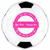 Aangepaste tekst Voetbal Sjabloon ontwerp uw eigen (Voorkant)