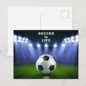 Aangepaste tekst Voetbalkstadion briefkaart (Voorkant / Achterkant)