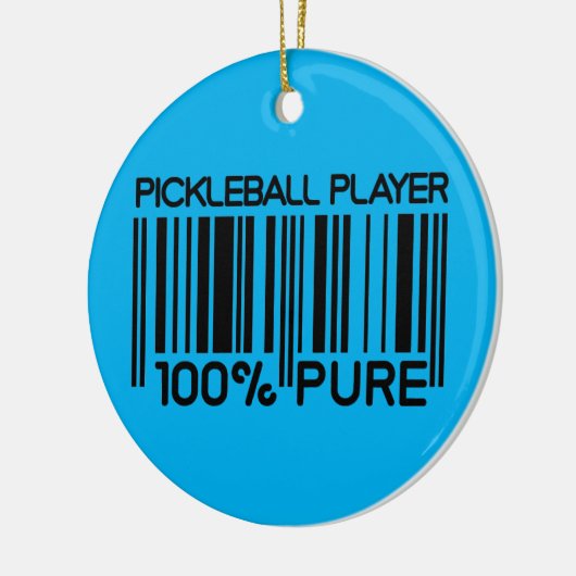 Aangepaste tekst voor 100% pickleball-speler keramisch ornament (Links)
