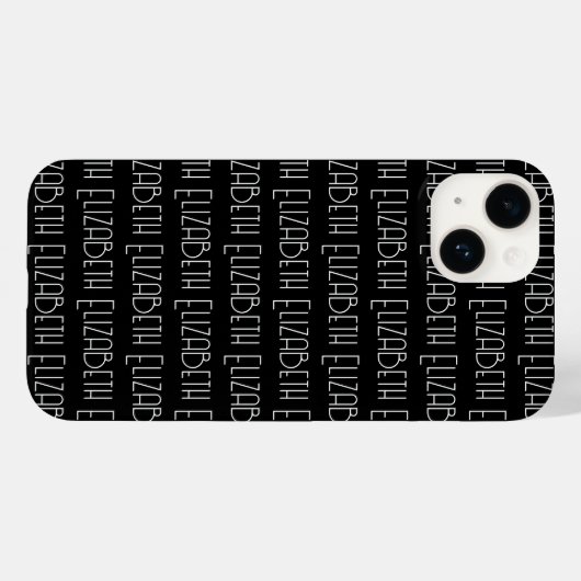 Aangepaste tekst voor aangepaste tekendecostijl Case-Mate iPhone case (Achterkant (horizontaal))