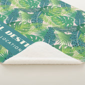 Aangepaste tekst voor abstract loodpatroon sherpa deken (3/4)