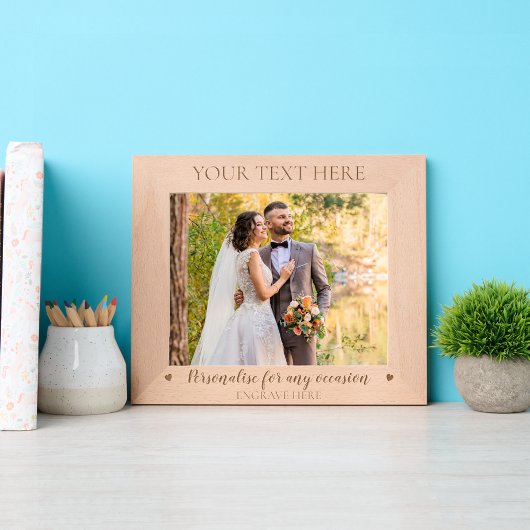 Aangepaste tekst voor Any Occasion-laser Gegraveerde Lijstjes